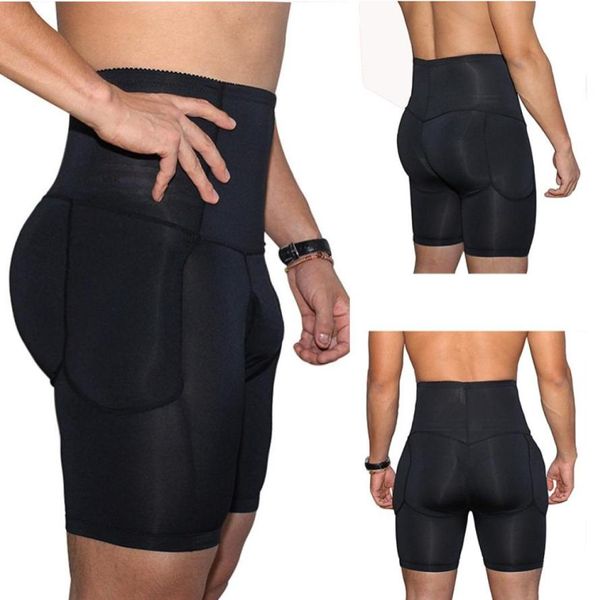 

slimming body shaper boxer control panties men039s high waist underwear plus size padded shapers s3xl45763084300975, Black;brown
