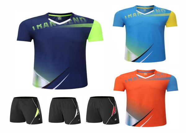 

2021 badminton shirt for men women girl tennis tshirt female table tennis jersey kit male ping pong shorts clothes 39029856373, White;black