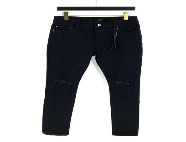 

new arrival winter mens designer jeans style high street letter jeans quality fashion classic designer mens pant size 3648404, Blue