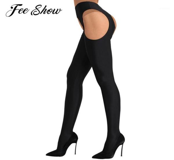 

womens lingerie pantyhose open crotch collant femme long stockings fullfooted good stretchy suspender tights bodystockings11957000, Black;white