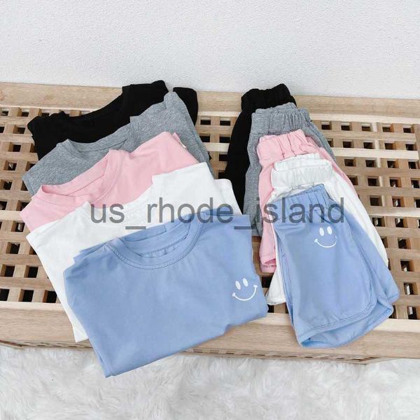 

clothing sets boy clothes set girls summer clothing children's pajamas children's suit kids suit set 1-5 years x0712, White