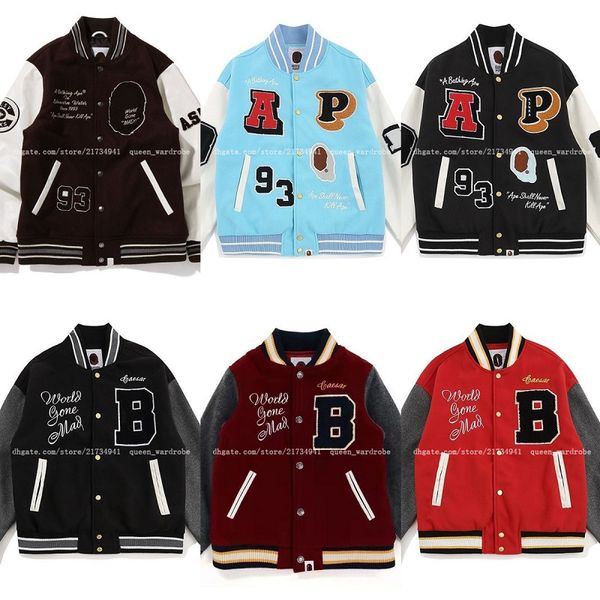 

mens ape jackets designer jacket hoodie a bathing ape men hoodies designer hoodie mens streetwear jackets for clothes men baseball uniform, Black;brown