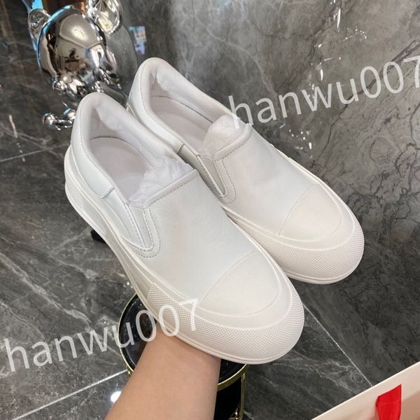 

2023 new casual shoes designer leather lace up men fashion platform sneakers white black mens womens size 35-46 xsd230417