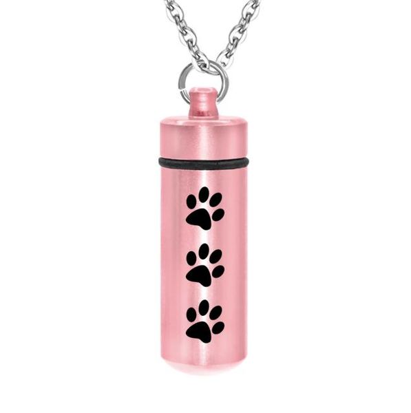 

cylinder cremation jewelry ashes for pethuman cremation urn aluminum alloy memorial ashes jewelry keepsake with fill kit1109774, Silver