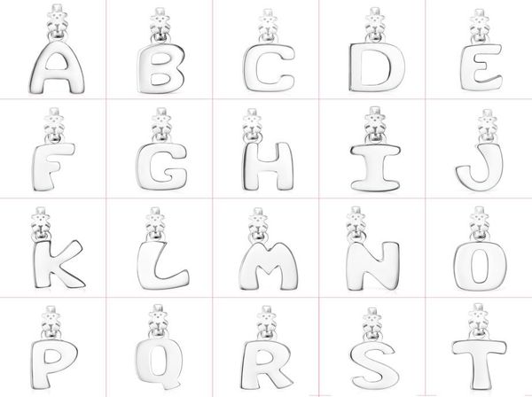 

2021 100 925 sterling silver classic cute bear letter necklace pendant diy ladies necklace gift whole3233223