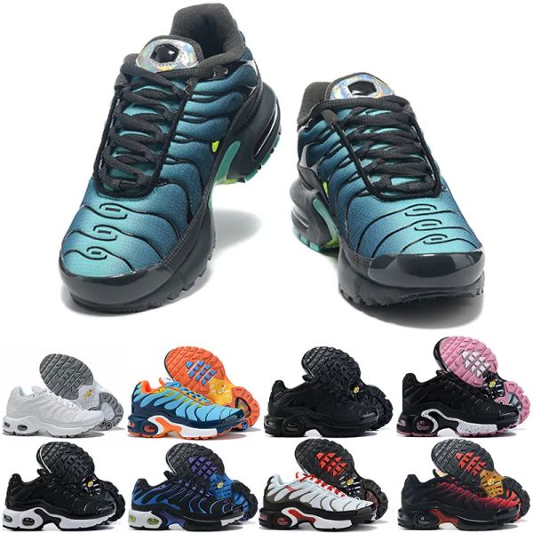 

2022 tn2 baby kids shoes girls and boys quality tennis triple black infant sneakers rainbow athletic & outdoor children sports shoes size 28