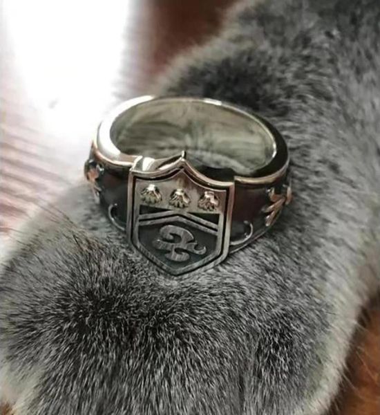 

vintage hitman reborn vongola famiglia cloud ring for men women silver color metal finger rings anime fans cosplay jewelry accesso5498027