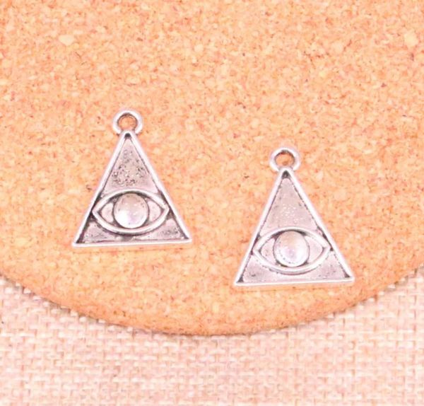 

63pcs charms eye 2418mm antique making pendant fitvintage tibetan silverdiy handmade jewelry8413716, Bronze;silver