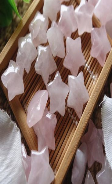 

10 pcs natural rose quartz beads star shape design 15mm holeapprox 1mm sold per bag3865588, Crystal