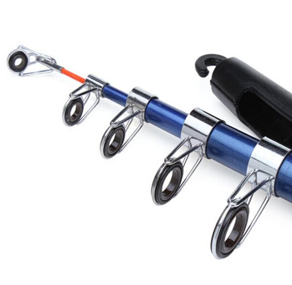 

carbon 21m portable 6section fishing rod pole spinning fish hand sea rod fishing line lures bait hook tackle5319020