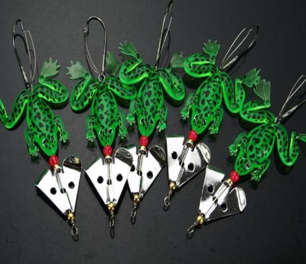 

100pcs new fishing frog weedless ater lures baits hooks 63g38872181128533