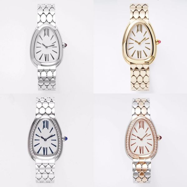 

2023 news aaa luxury fashion watch ladies watch set classic diamond ring dial quartz battery, Slivery;golden