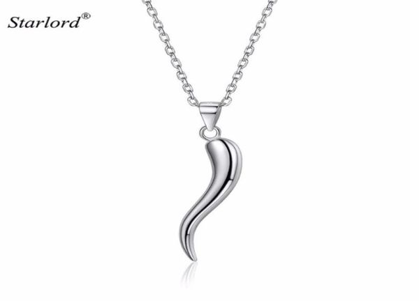 

pendant necklaces italian horn necklace 925 sterling silver 18quot cable chain cornicellocornetto amulet jewelry p13274b4802541