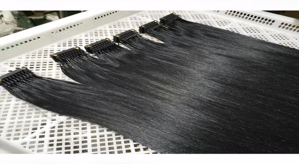 

2020 new 6d1 hair extension natural black pre bond i tip hair extension 200strands 100g 100 remy human hair factory outlet 14286468401