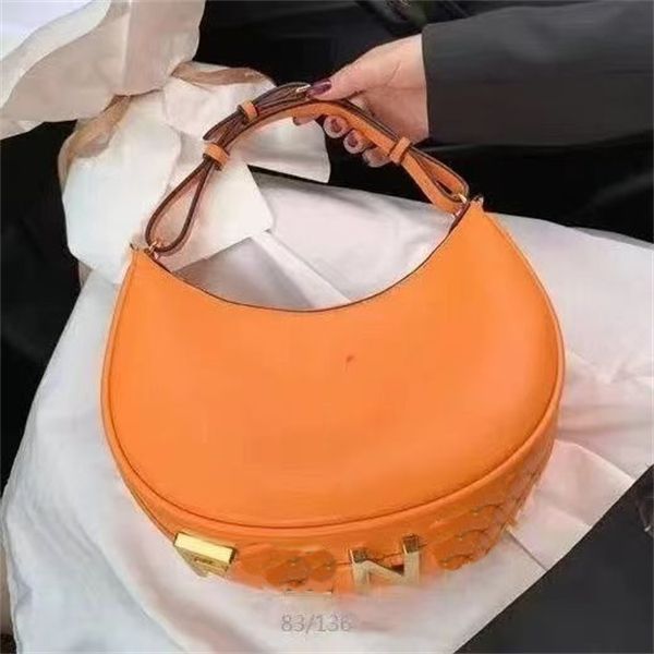 

2023 explosions underarm bag ins tide round bag letter bottom woman little red book summer personality joker ladies underarm bag portable ha
