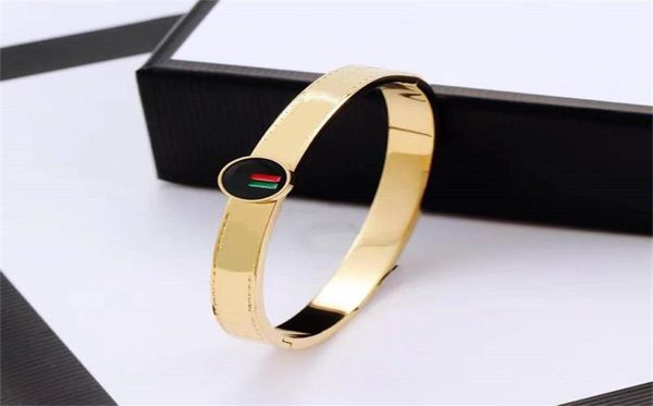

exquisite bracelets designer bracelet jewellery personalized bangles quality stainless steel charm bangle for women men fashion lu8218573, Black