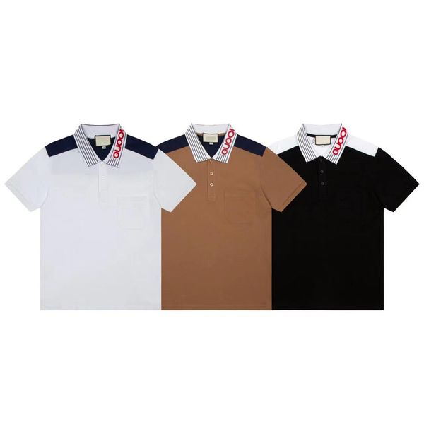 

mens stylist polo23 shirts luxury italy men clothes short sleeve fashion casual men's summer t shirt many colors are available size m, White;black