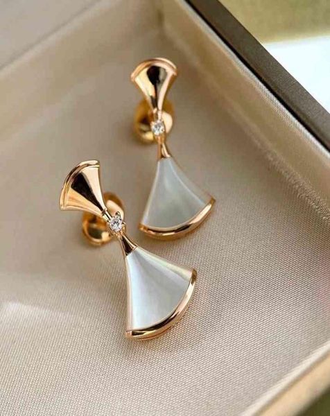 

fashion stud s925 original brand earring pendant jewelry lady earring couple gift4257673, Golden;silver