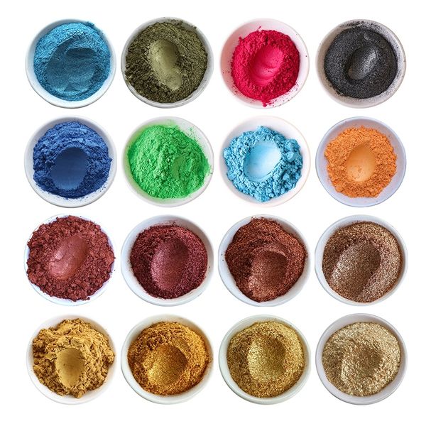 

acrylic powders liquids 500g colorful pearlescent powder pigment car paint nail polish mica glitter pearl dye soap epoxy resin 230712, Silver;gold