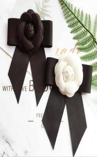 

pins brooches simple woman ribbon bowknot handmade flower corsage fashion ol elegant brooch trendy shirt accessories23764996753824, Gray
