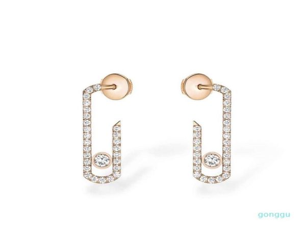 

luxury fashion 925 jewelry sterling silver pure love pearl vintage earrings crystal move zircon jewelry pave drop earring y19051026705812, Golden