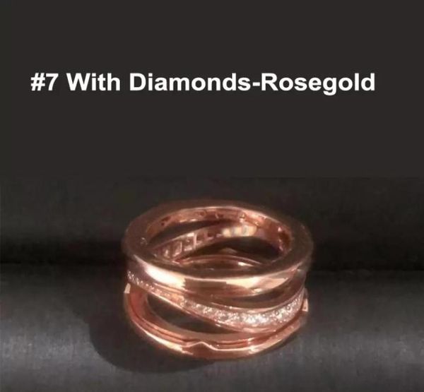 

love rings 2023 fashion 316l titanium steel zero ring couple rings for men and women ring with box5107456, Silver