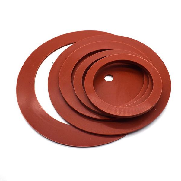 

parkas 1pcs silicone gaskets high temperature casting gasket for casting hine 3/3.5/4/6/7inch jewelry diy accessory, Black