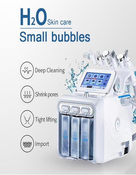 

new 6 in 1 hydrafacial machine hydro dermabrasion facial peeling ultrasonic skin scrubber oxygen spray skin care microdermabrasion8960561