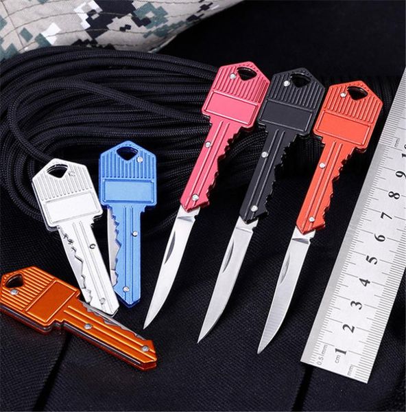 

outdoor mini utility pocket portable key knife paper wood cutter letter opener school office supply stationery keychain gift2719912, Slivery;golden