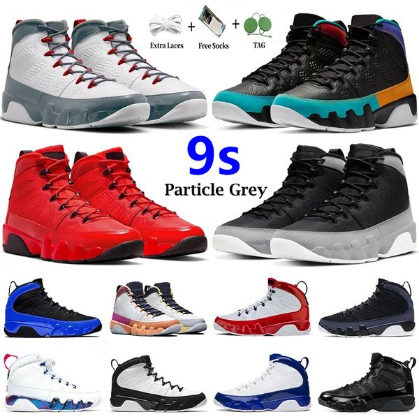 

9s men basketball shoes jumpman 9 particle grey change the world chile fir red university gold blue bred patent anthracite mens trainers spo