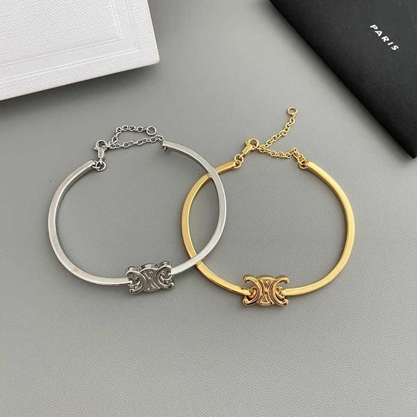 

triumphal arch simple versatile adjustable mesh red ins style light luxury small and popular bracelet, Golden;silver