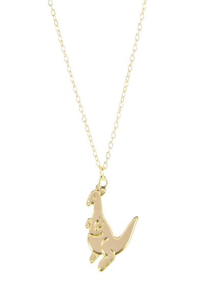 

10pcs cartoon kangaroo wallaby necklace australia animal kangaroo bandicoot koala chain clavicle necklace jewelry gift for childre4411544, Silver