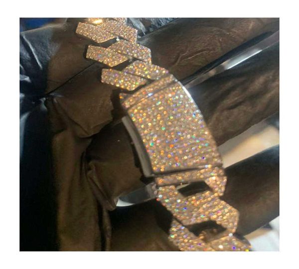 

jwy men sterling silver cuban link chain jewelry 15mm hip hop choker necklace4801471