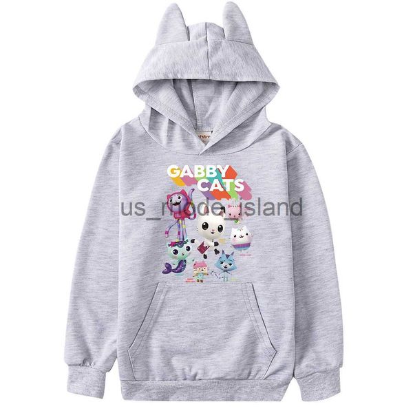 

jackets hoodies autumn cute gabbys doll house cartoon kawaii kids hooded hoodies baby boys girls cotton sweatshirts children pullover clothe