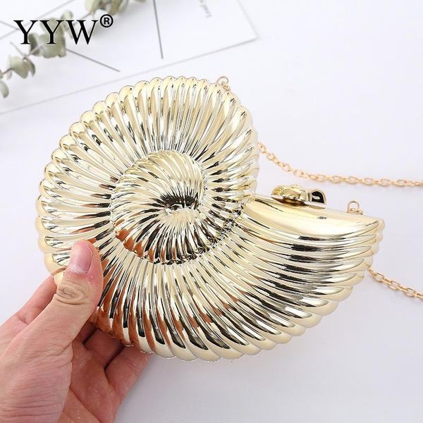 

evening bags gold sliver fashion clutch women chain sling shell party wedding crossbody for small cute purse clutches 230711