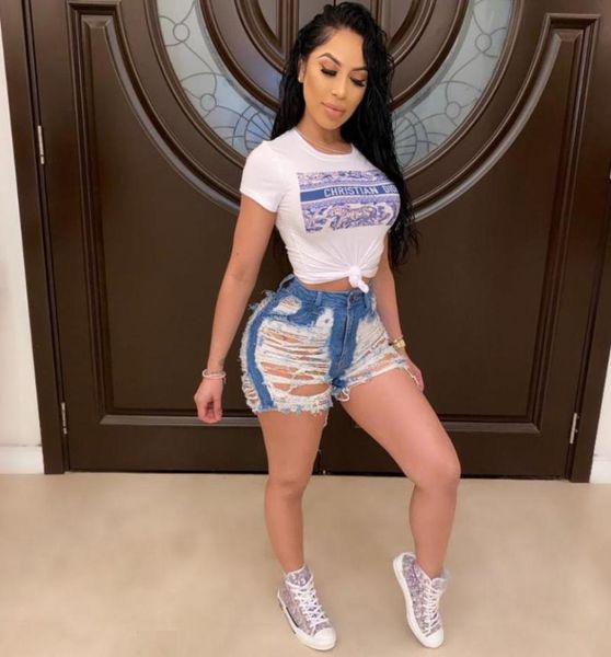 

womens distressed jeans short women denim ripped pant jeans casual fashion style holes short pants6710799, Blue