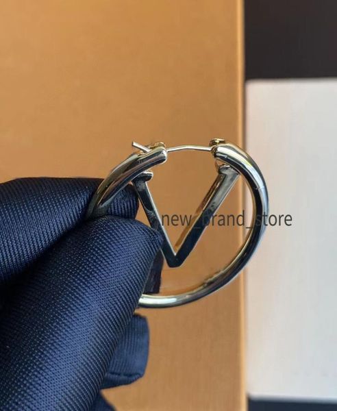 

designer earrings fashion gold hoop earings lady party wedding lovers gift earrings designers for women4272627, Golden;silver