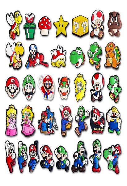 

anime charms whole childhood memories game cartoon croc charms shoe accessories pvc decoration buckle soft rubber clog charms 5010996, Blue