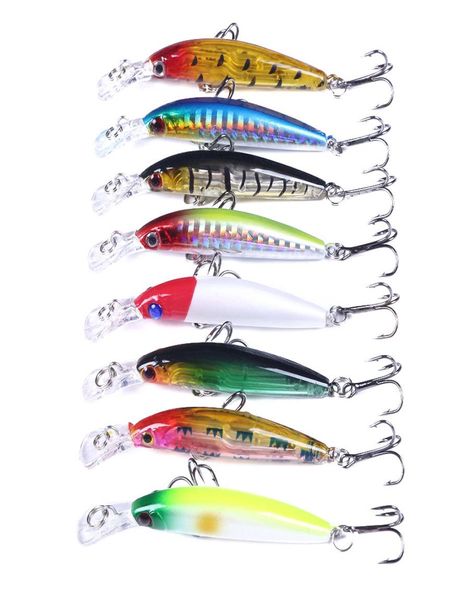 

hengjia 8colors 85cm 4g new minnow lure fishing tackle artificial plastic hard bait with treble hook5113084