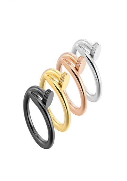 

fashionable individual couple titanium steel ring inserted with drilling clamp stainless steel ring2802261, Silver