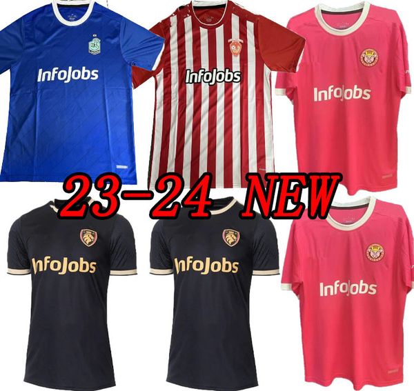 

2023 2024 porcinos fc soccer jerseys ubon gio ferinu ronaldinho chicharito g. cichero pique 23 24 sevens kings league football shirt s-2xl, Black;yellow