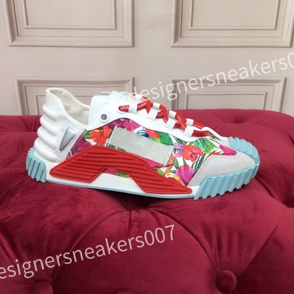 

2023 casual shoe designe womens running shoes platform women men for leather sneaker trainer trainers triple white sneakers hc210815, Black