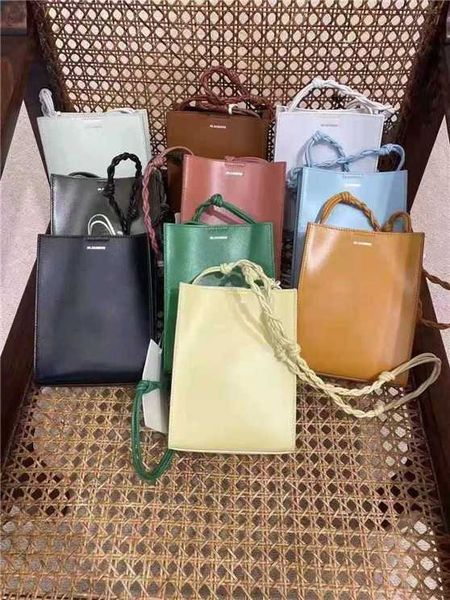 

jil sander correct version jil shoulder bag sander woven rope cow leather mona same type messenger bag tangle small bag women's ins