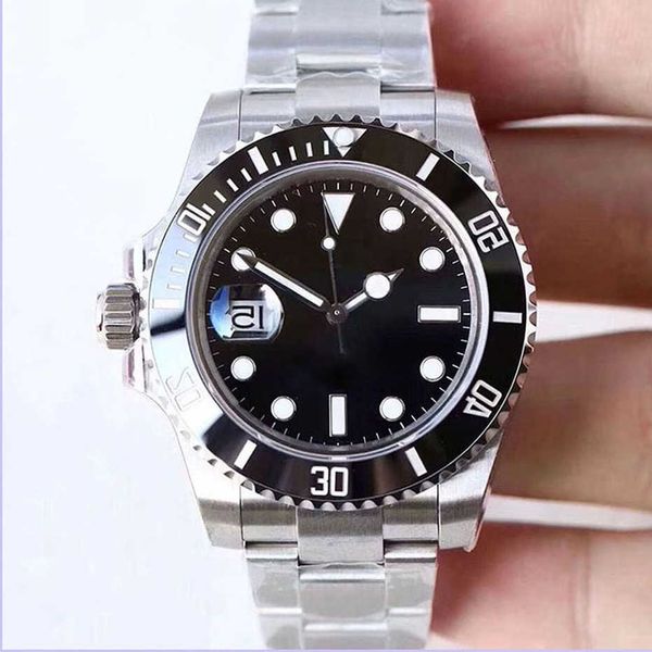 

st9 watch ceramic bezel black sapphire date stainless 40mm automatic mechanical steel mens men wristwatches 4bto, Slivery;golden