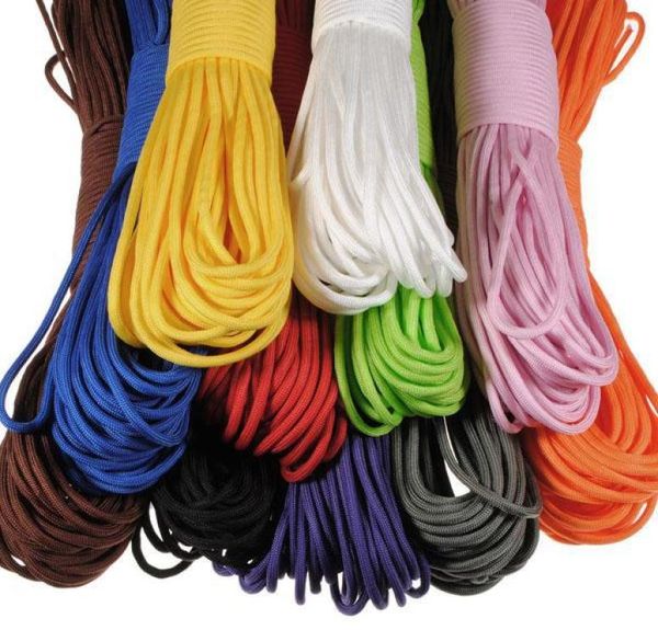 

50ft new 550 paracord parachute cord lanyard rope mil spec type iii 7 strands 50 colors for opti9159710