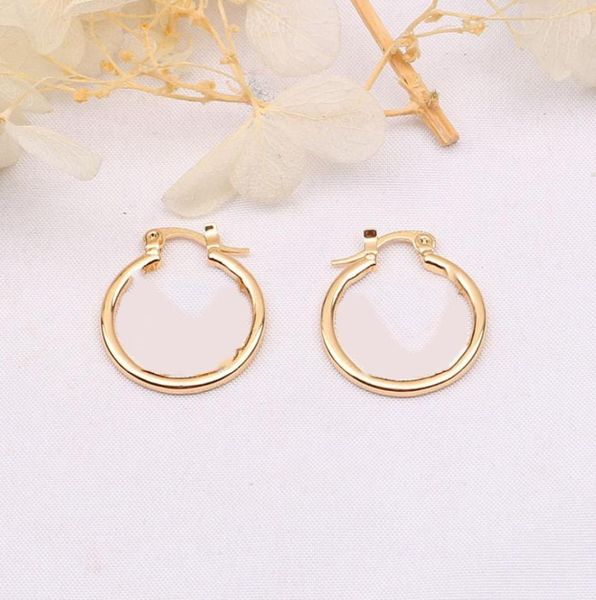 

fashion stud gold hoop earrings lady women party wedding lovers gift engagement jewelry for bride design dropship2065652, Golden;silver