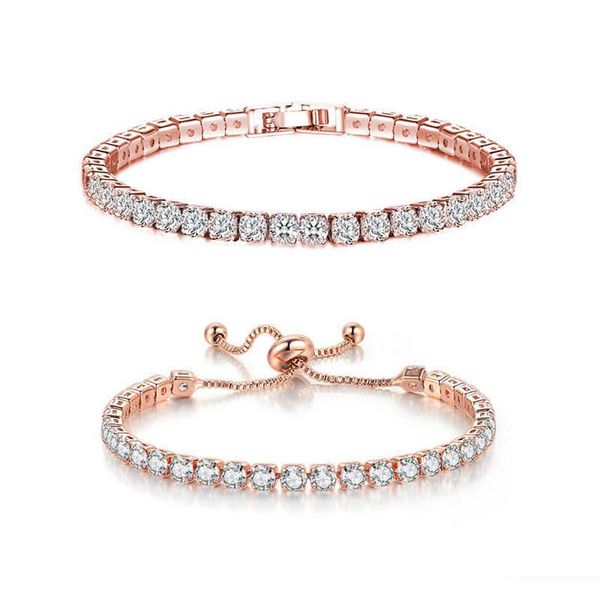 

new sold copper bracelet cool multi row full diamond micro set zircon handband for women, Golden;silver