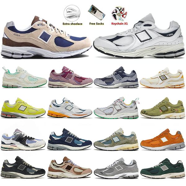 

classic new 2002r running shoes 2002 r athletic protection pack phantom rain cloud sail b2002r mens women royal grey outdoor sneakers 36-45, Black