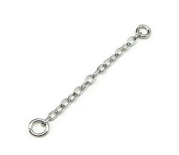 

20pcslot 925 sterling silver earring chains findings components for diy craft jewelry 15x25mm wp0873858748