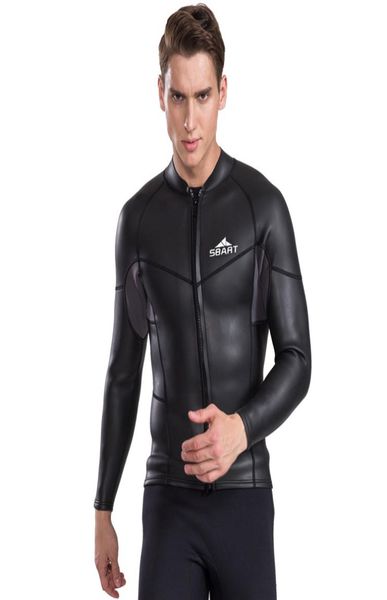 

2017 2mm men039s long sleeve diving jacket males cool diving wetsuit snorkelling jacket black diving wetsuit2100451